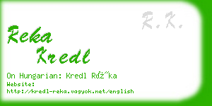 reka kredl business card